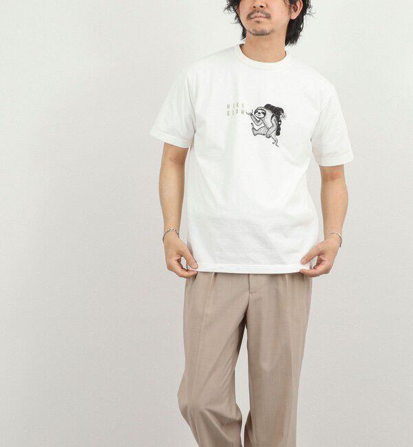 NOLLEY'S goodman「別注 ナマケモノ プリントTシャツ 26SS」|Tシャツ・カットソー|