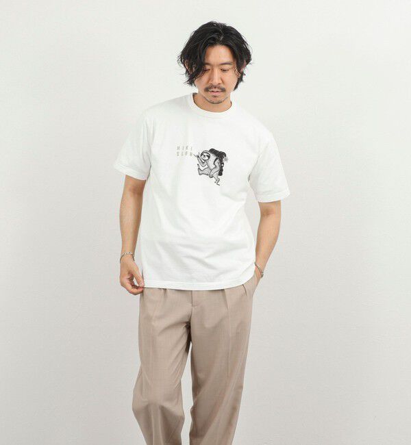 NOLLEY'S goodman「別注 ナマケモノ プリントTシャツ 26SS」|Tシャツ・カットソー|