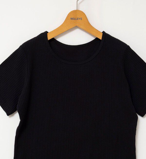 NOLLEY'S「ウォッシャブルバックデザインリブＴシャツ」|Tシャツ・カットソー|