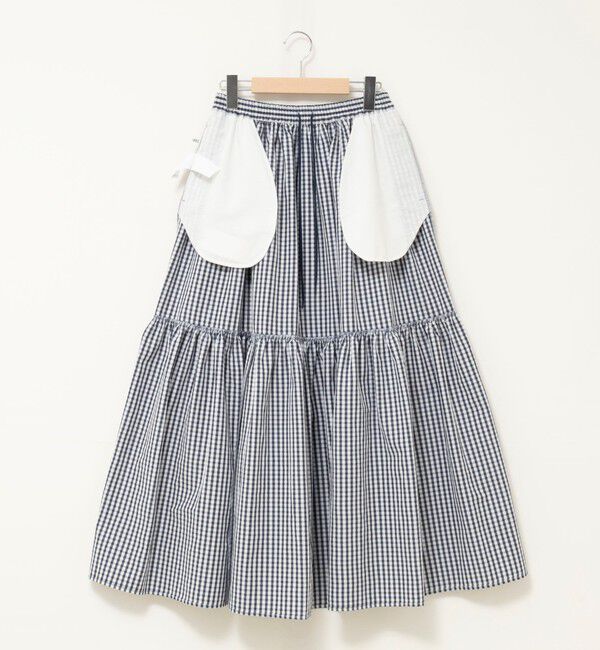 MAQWEL「【MAQWEL/マクウェル】ウォッシャブルチェックスカート」|フレア|