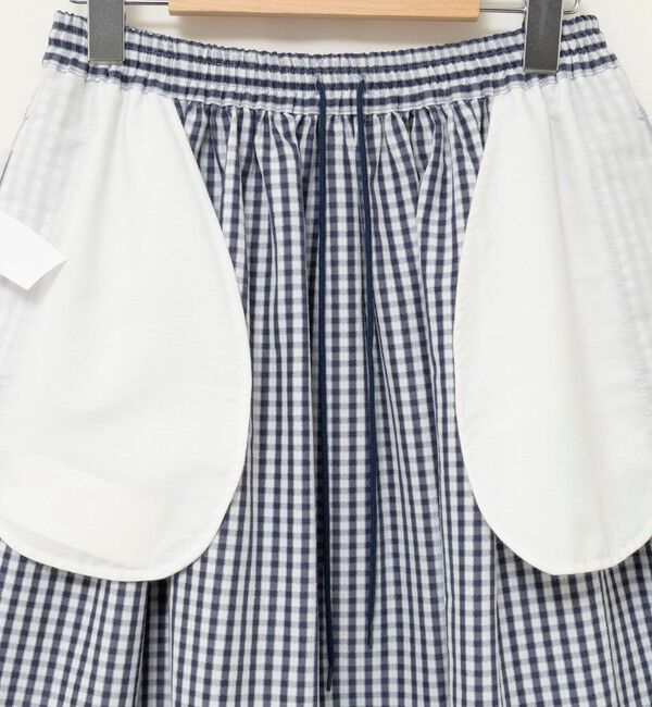 MAQWEL「【MAQWEL/マクウェル】ウォッシャブルチェックスカート」|フレア|