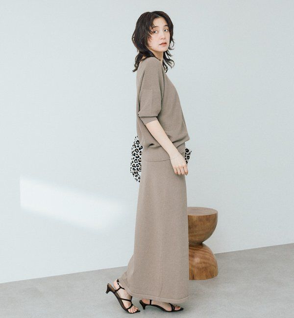  「【セットアップ可】ギマコットンセミマーメイドスカート」|スカート|