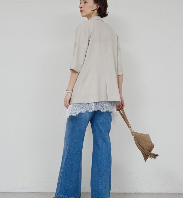  「【2サイズ展開】【大人気アイテムが今年も登場】ハーフスリーブジャケット」|テーラードジャケット|