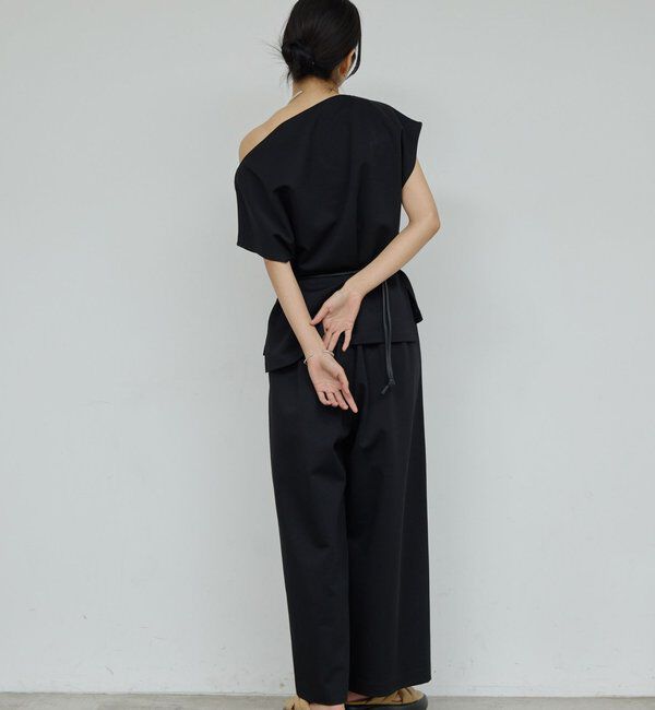  「ジャージー2タックパンツ」|チノ|