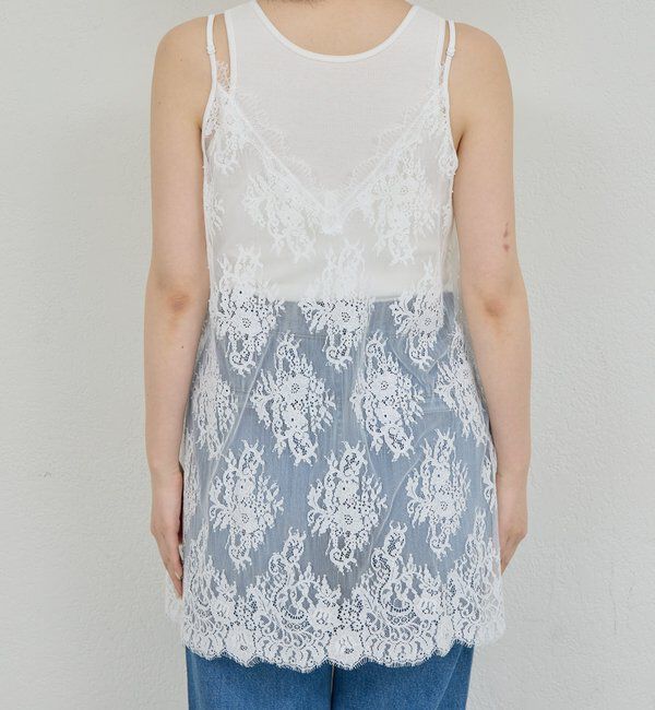  「コードレースキャミチュニック」|シャツ・ブラウス|