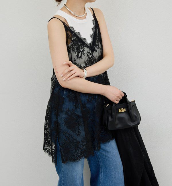  「コードレースキャミチュニック」|シャツ・ブラウス|