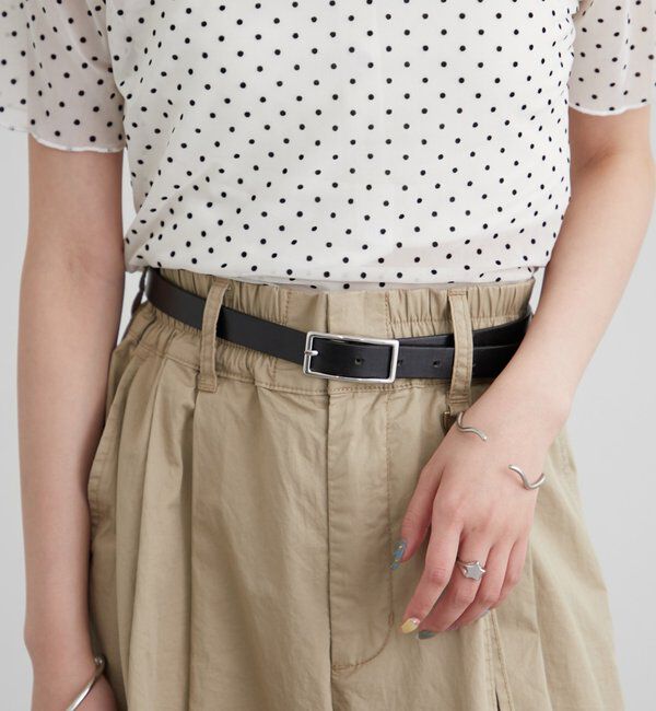  「26SSレザーベルト」|ベルト|ブラック