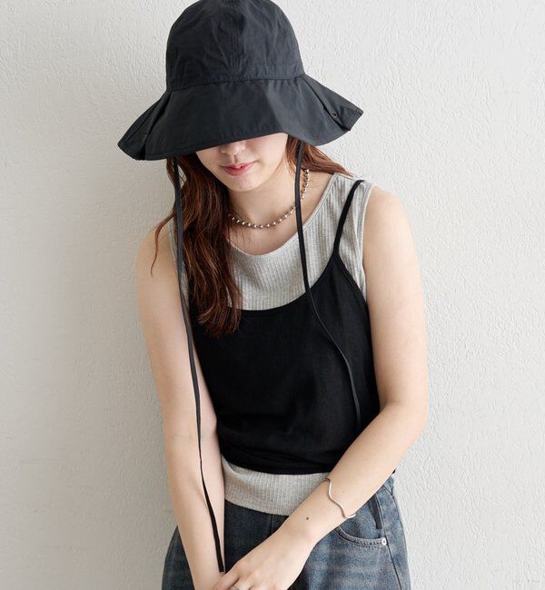  「ナイロンバケットハット」|ハット|ブラック