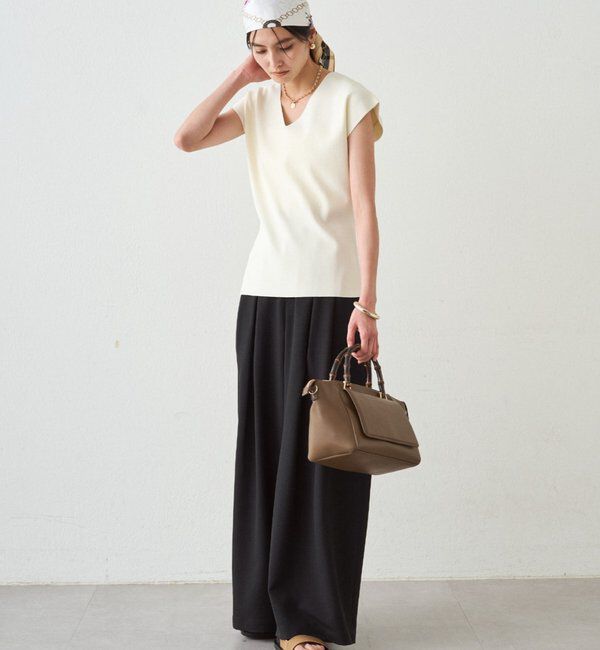  「2WAYツヤニット」|ニット・セーター|