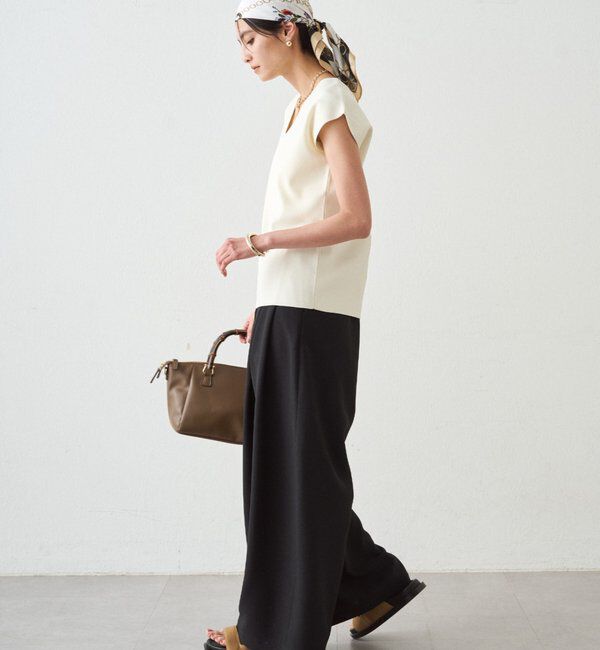  「2WAYツヤニット」|ニット・セーター|