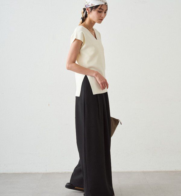  「2WAYツヤニット」|ニット・セーター|