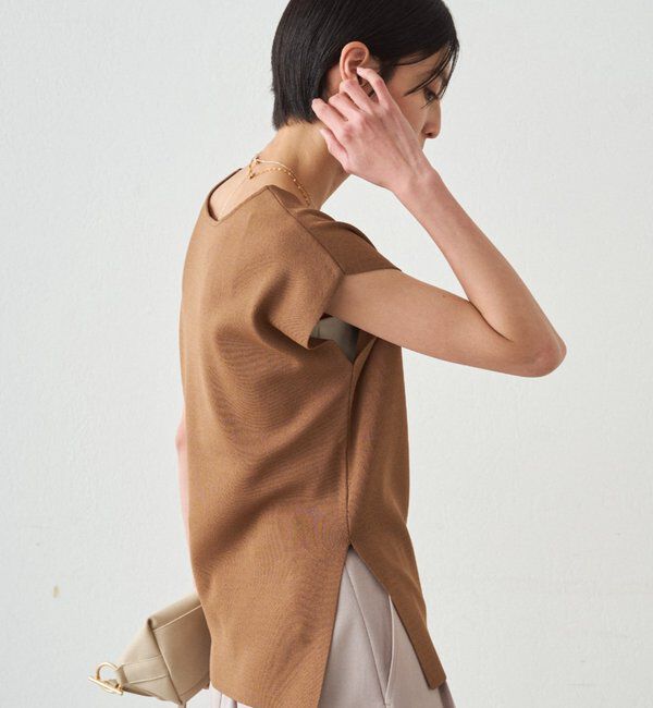  「2WAYツヤニット」|ニット・セーター|