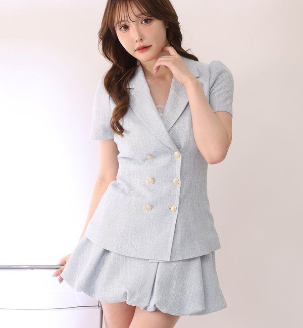  「【セットアップ可能】バルーンミニスカパン／SMサイズ」|スカート|