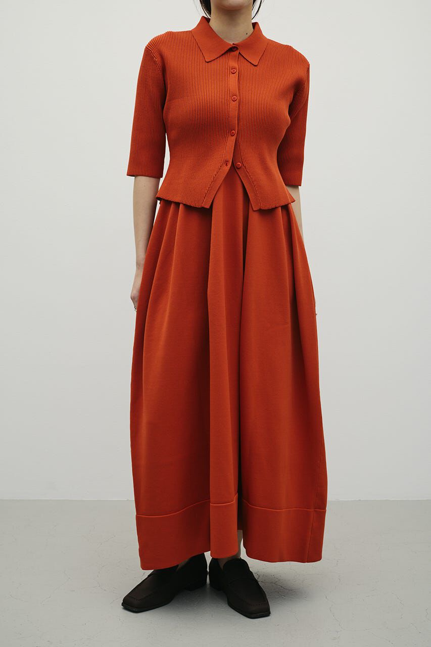 STYLEMIXER「2ピースハーフスリーブポロニットワンピース」|ワンピース|