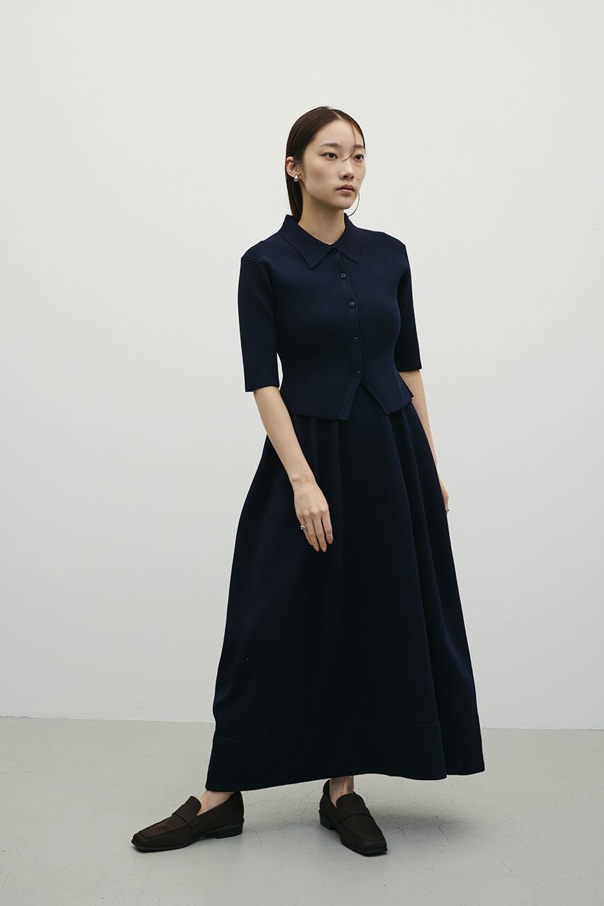 STYLEMIXER「2ピースハーフスリーブポロニットワンピース」|ワンピース|