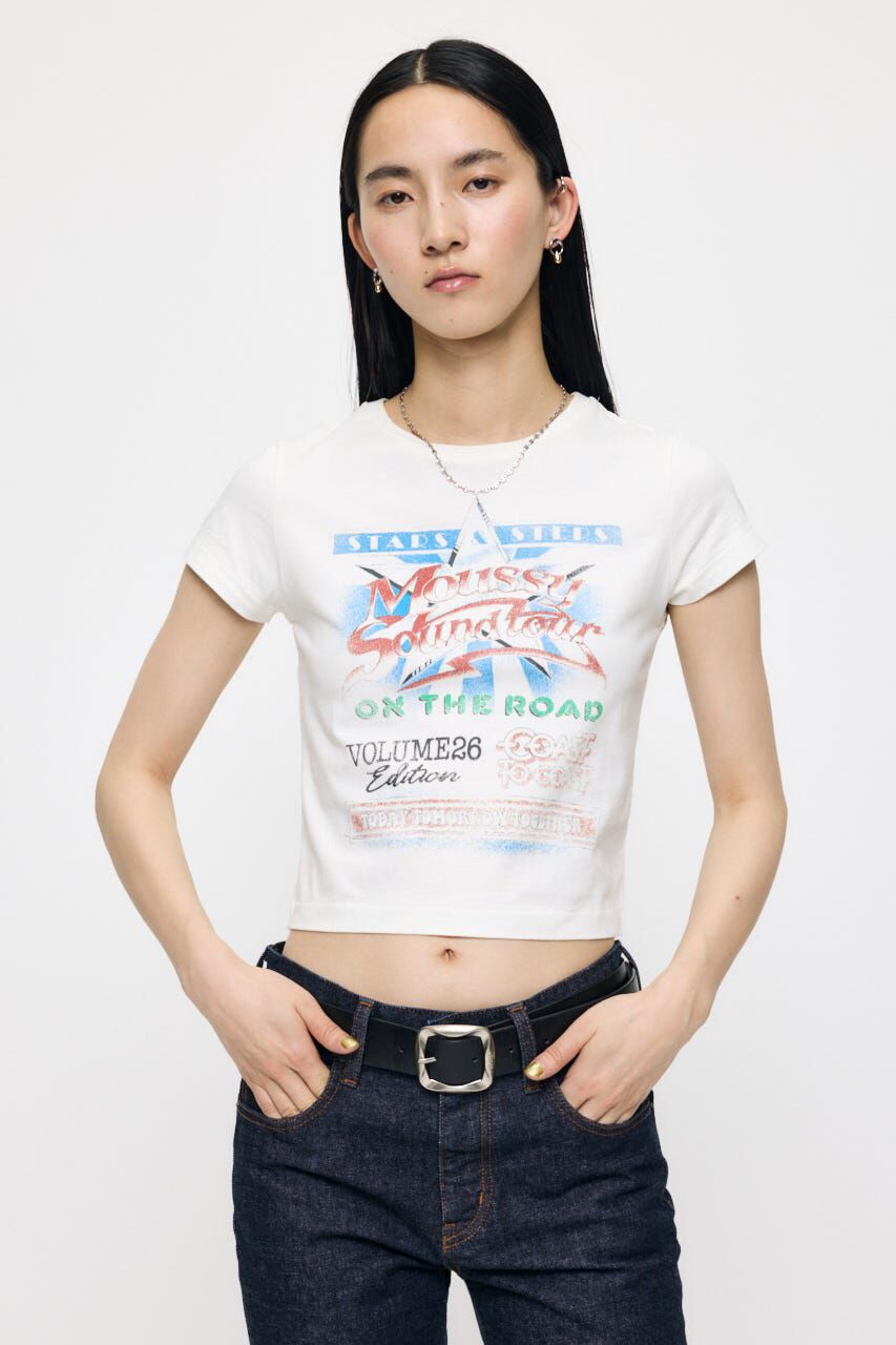 MOUSSY「MOUSSY VOL26 TOUR TEE」|Tシャツ・カットソー|
