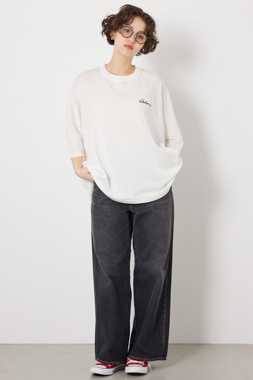 RODEO CROWNS「ドッキングドルマンビッグニットトップス」|ニット・セーター|