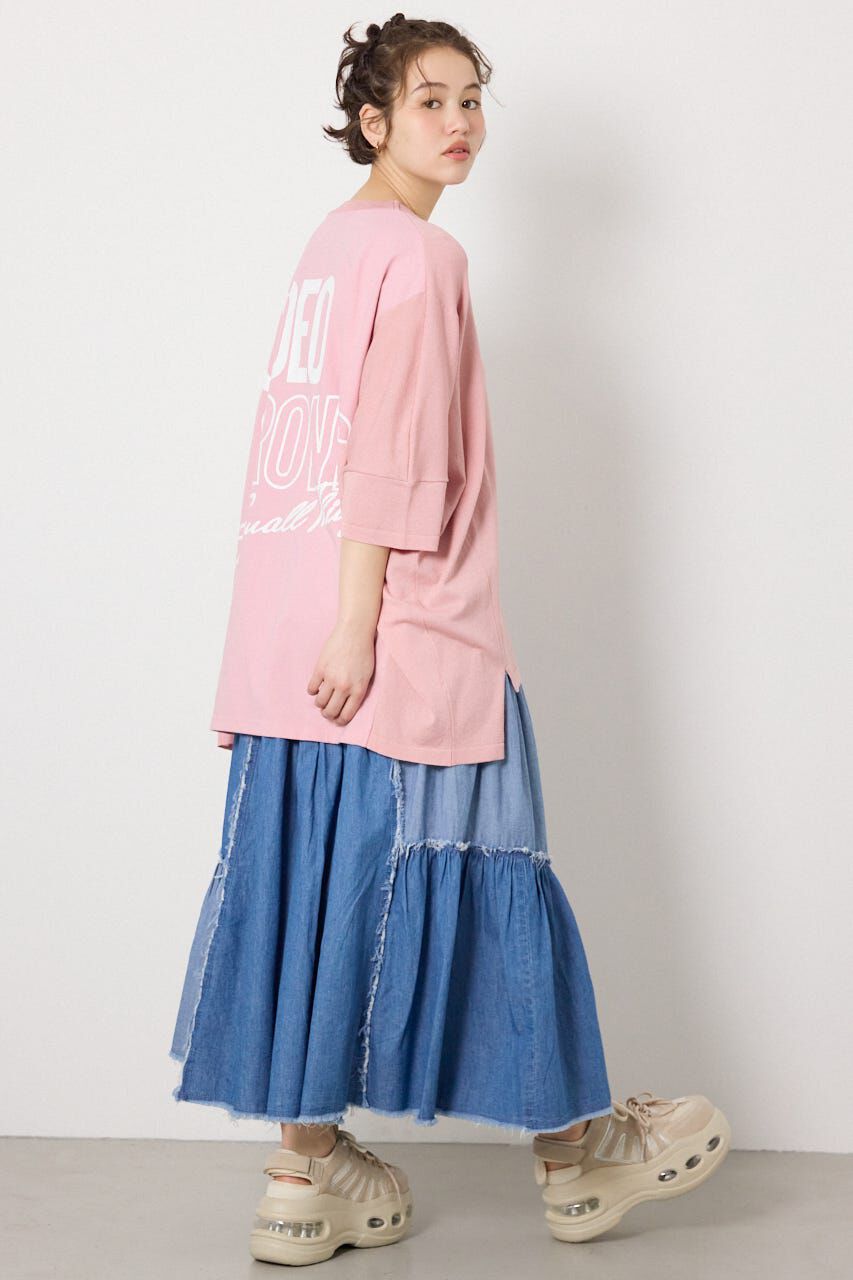 RODEO CROWNS「ドッキングドルマンビッグニットトップス」|ニット・セーター|