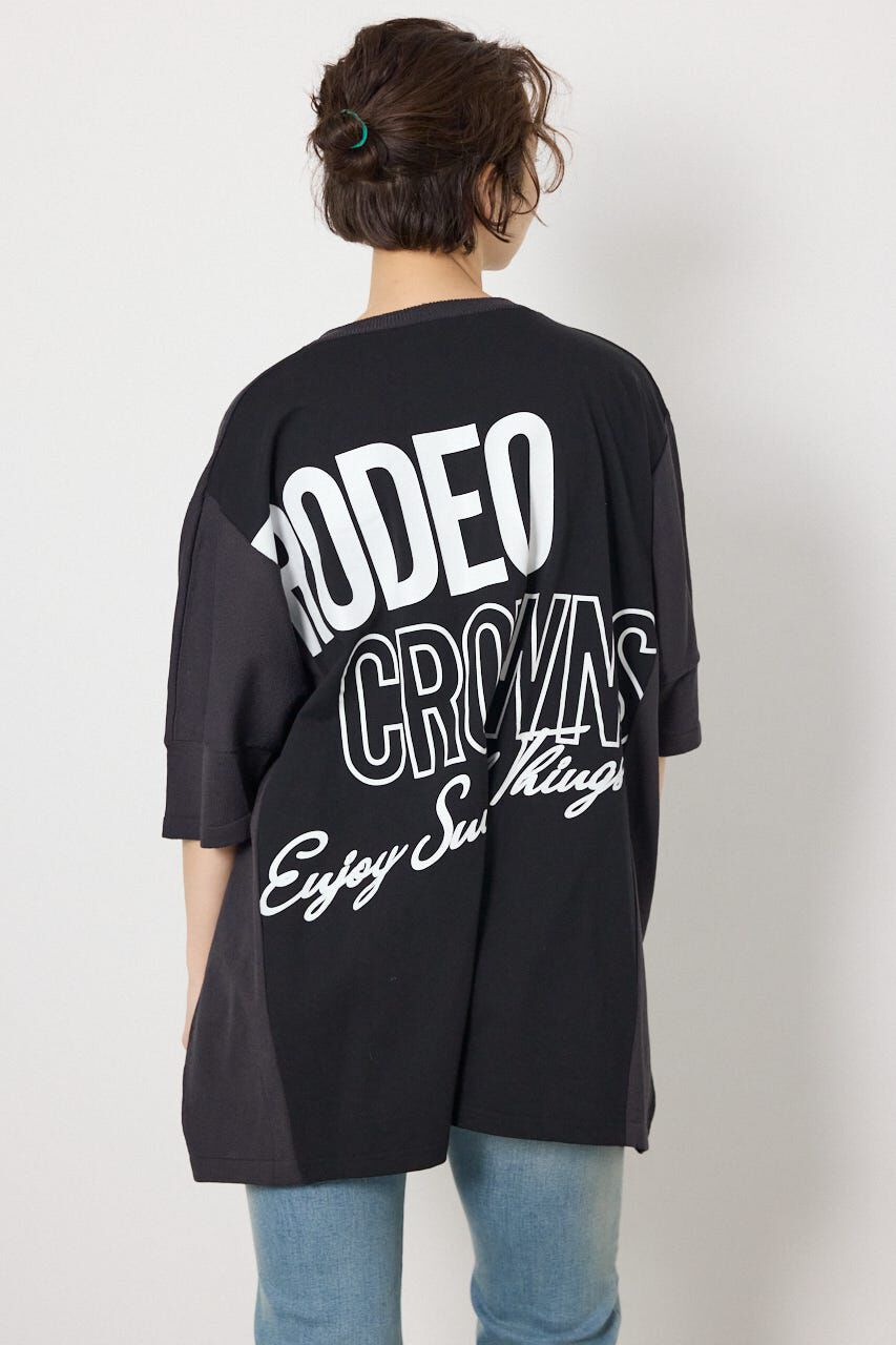 RODEO CROWNS「ドッキングドルマンビッグニットトップス」|ニット・セーター|