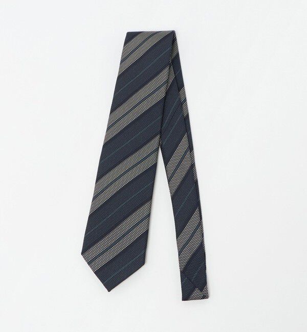 UNITED ARROWS「ウーブン マルチストライプ ネクタイ」|ネクタイ・蝶ネクタイ|NAVY