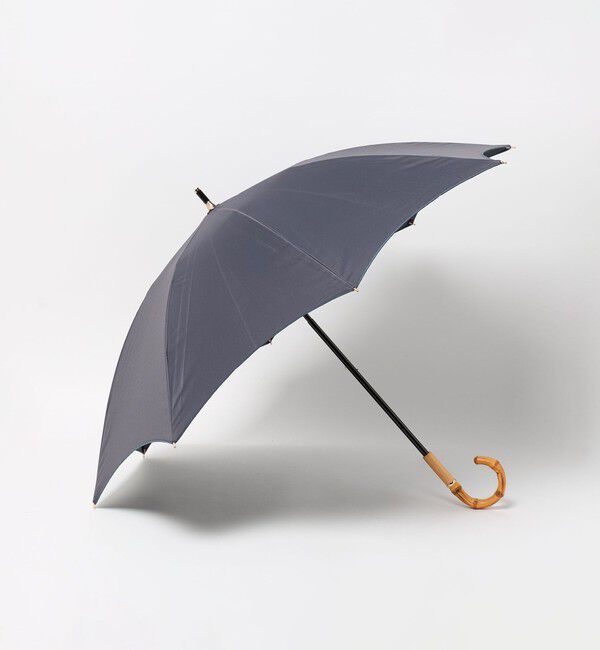 UNITED ARROWS「無地 晴雨兼用 長傘」|傘|DK.GRAY