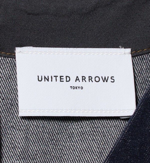 UNITED ARROWS「ステッチ Vネック デニムワンピース」|ワンピース|
