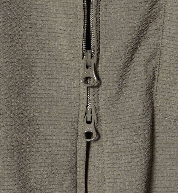 UNITED ARROWS「DotAir ドットエア サッカー ジップ シャツ　吸水速乾」|シャツ・ブラウス|