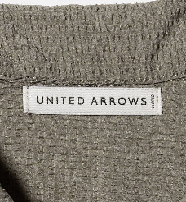 UNITED ARROWS「DotAir ドットエア サッカー ジップ シャツ　吸水速乾」|シャツ・ブラウス|