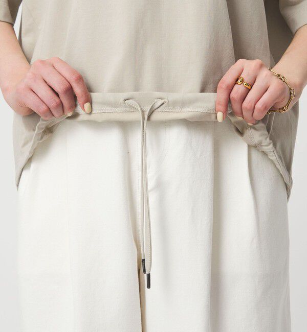 UNITED ARROWS green label relaxing「【WEB限定】＜at ease＞ドロスト カットソー 接触冷感 UVカット 遮熱」|Tシャツ・カットソー|