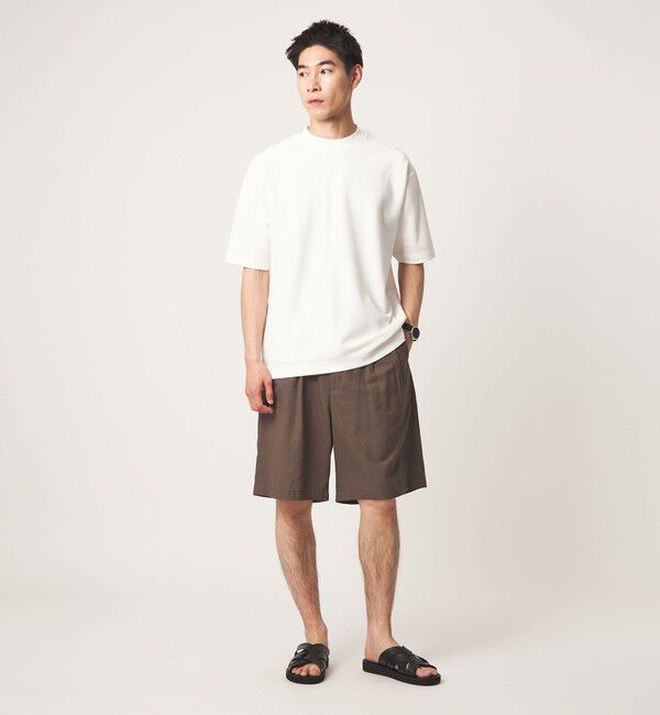 UNITED ARROWS green label relaxing「GIZA ハニカム クルーネック 半袖 Tシャツ」|Tシャツ・カットソー|