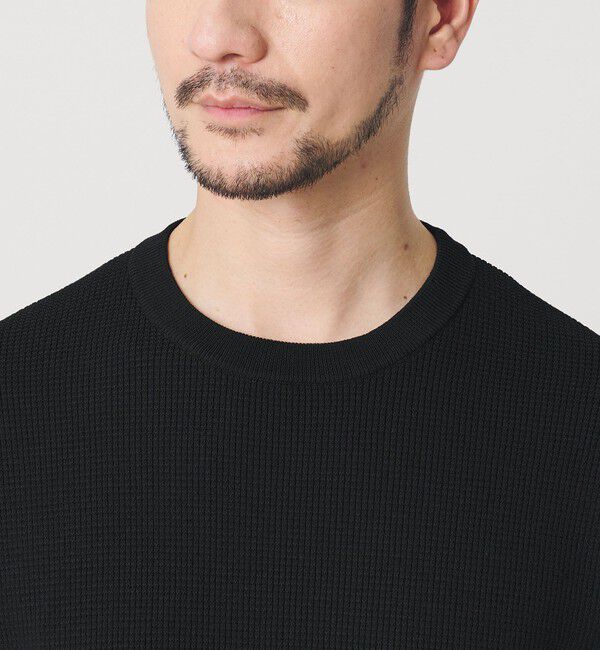 BEAUTY&YOUTH UNITED ARROWS「【WEB限定 WARDROBE SMART】マシーンウォッシュ  ピケニット Tシャツ【抗菌防臭】」|Tシャツ・カットソー|