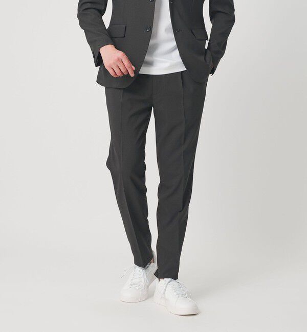 BEAUTY&YOUTH UNITED ARROWS「【WEB限定 WARDROBE SMART】 Reflax ポプリン ジャケット＆イージーパンツ」|スーツ|