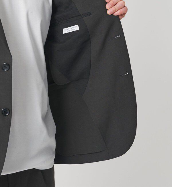 BEAUTY&YOUTH UNITED ARROWS「【WEB限定 WARDROBE SMART】 Reflax ポプリン ジャケット＆イージーパンツ」|スーツ|