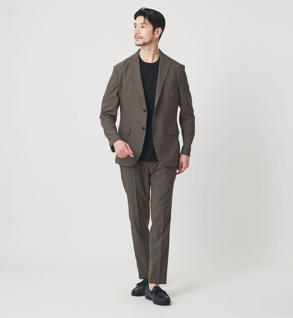 BEAUTY&YOUTH UNITED ARROWS「【WEB限定 WARDROBE SMART】 Reflax ポプリン ジャケット＆イージーパンツ」|スーツ|