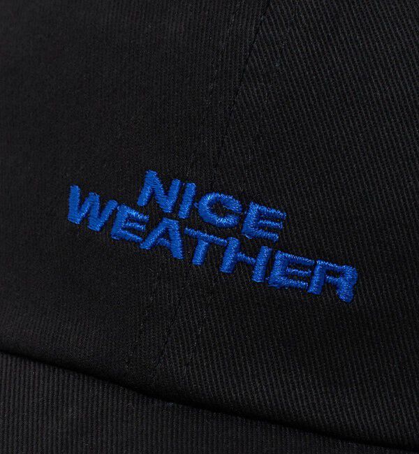NICE WEATHER「＜NICE WEATHER＞ロゴ キャップ」|キャップ・キャスケット|