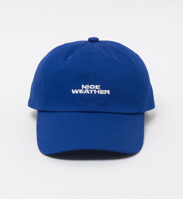 NICE WEATHER「＜NICE WEATHER＞ロゴ キャップ」|キャップ・キャスケット|