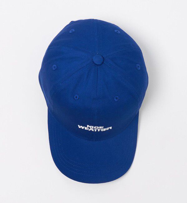 NICE WEATHER「＜NICE WEATHER＞ロゴ キャップ」|キャップ・キャスケット|