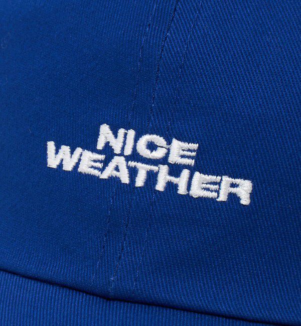 NICE WEATHER「＜NICE WEATHER＞ロゴ キャップ」|キャップ・キャスケット|