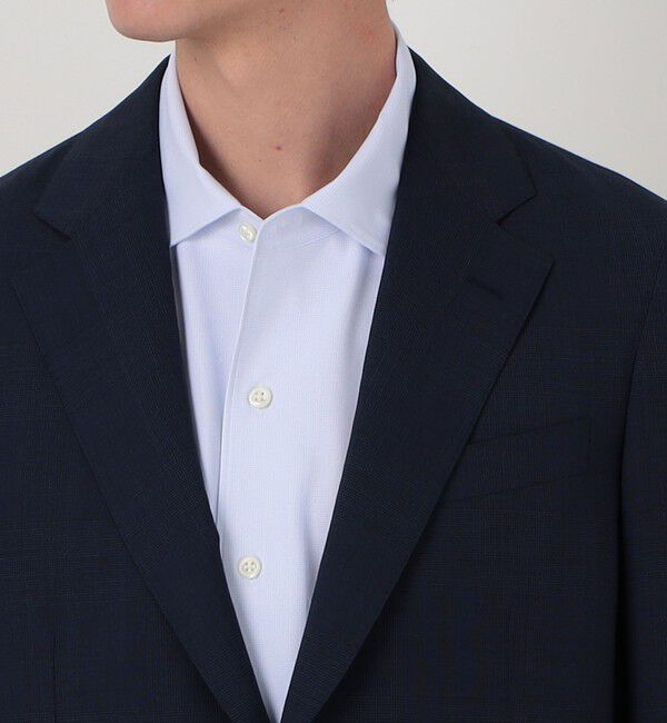 TOMORROWLAND MENS「Super120'sウールポリエステル シングルブレステッド2Bジャケット」|テーラードジャケット|