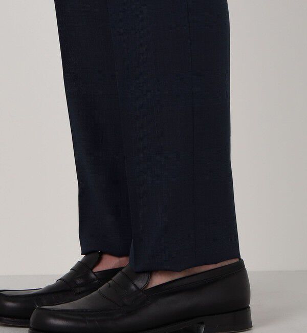 TOMORROWLAND MENS「Super120'sウールポリエステル ノープリーツスリムスラックス」|スラックス|