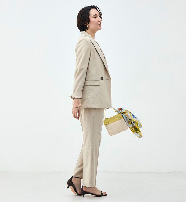 NOLLEY'S sophi「《セットアップ対応》ウォッシャブルブリーザブルシャンブレーダブルジャケット」|テーラードジャケット|