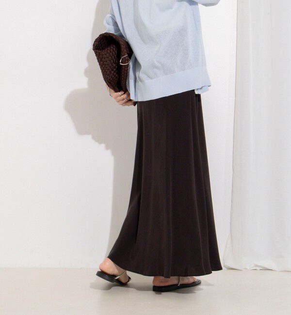 NOLLEY'S「フィブリルタフタサイドリボンバイヤススカート」|スカート|