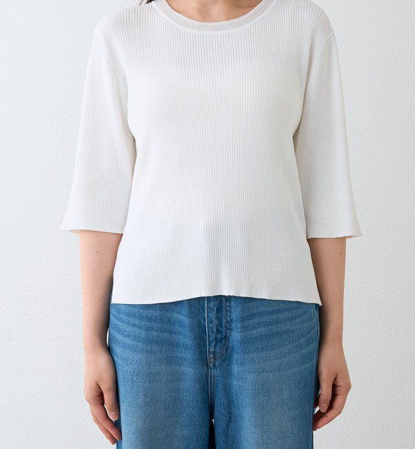  「予約【ストレッチ性抜群】VIS/NYゴブソデリブニット」|ニット・セーター|