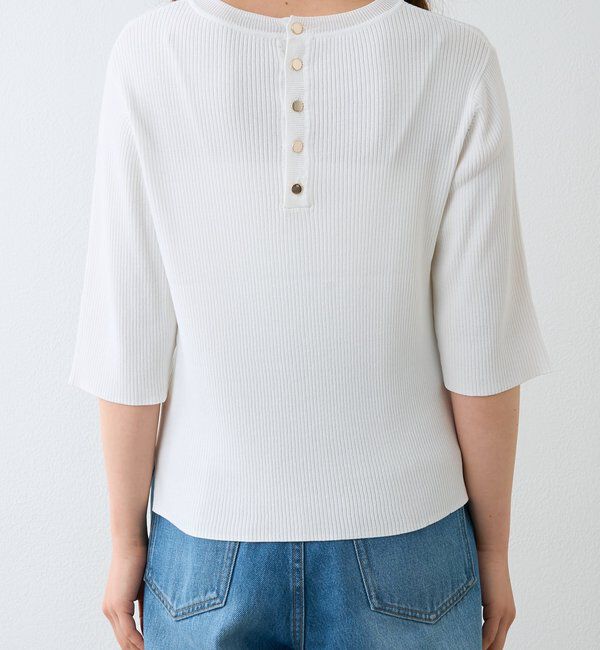  「予約【ストレッチ性抜群】VIS/NYゴブソデリブニット」|ニット・セーター|