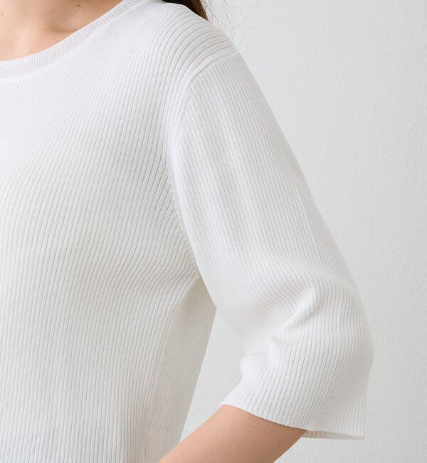  「予約【ストレッチ性抜群】VIS/NYゴブソデリブニット」|ニット・セーター|