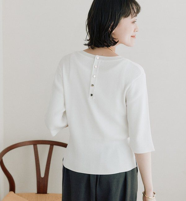  「予約【ストレッチ性抜群】VIS/NYゴブソデリブニット」|ニット・セーター|