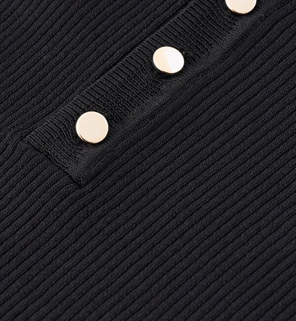  「予約【ストレッチ性抜群】VIS/NYゴブソデリブニット」|ニット・セーター|