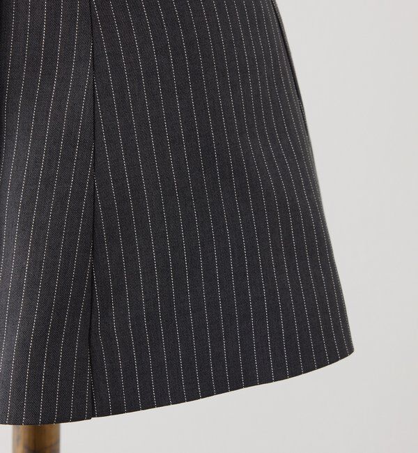  「【セットアップ可能】レースアップ半袖ペプラムジャケット／SMサイズ」|ダウンベスト・ベスト|