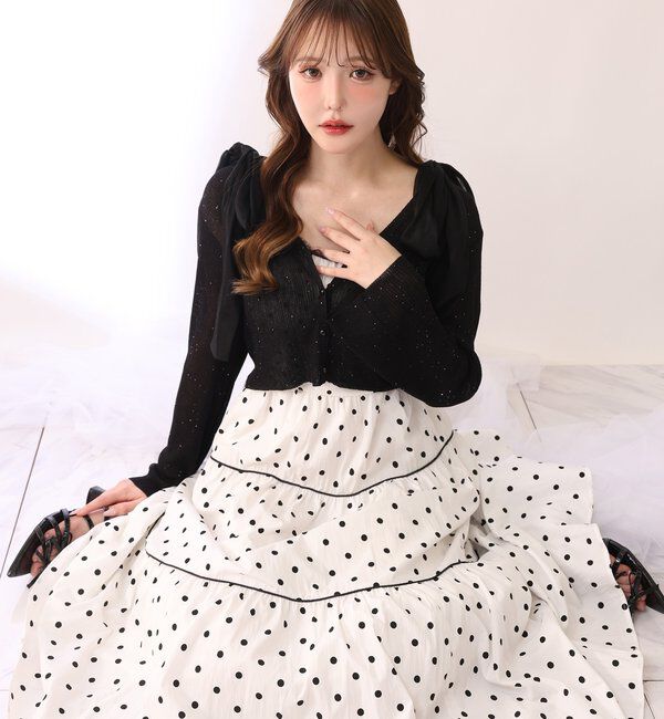  「シアーラメカーディガン」|ニット・セーター|