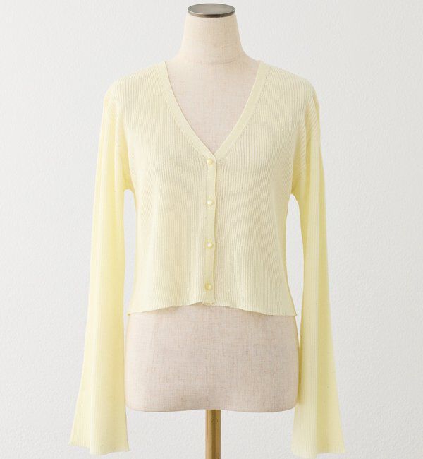  「シアーラメカーディガン」|ニット・セーター|